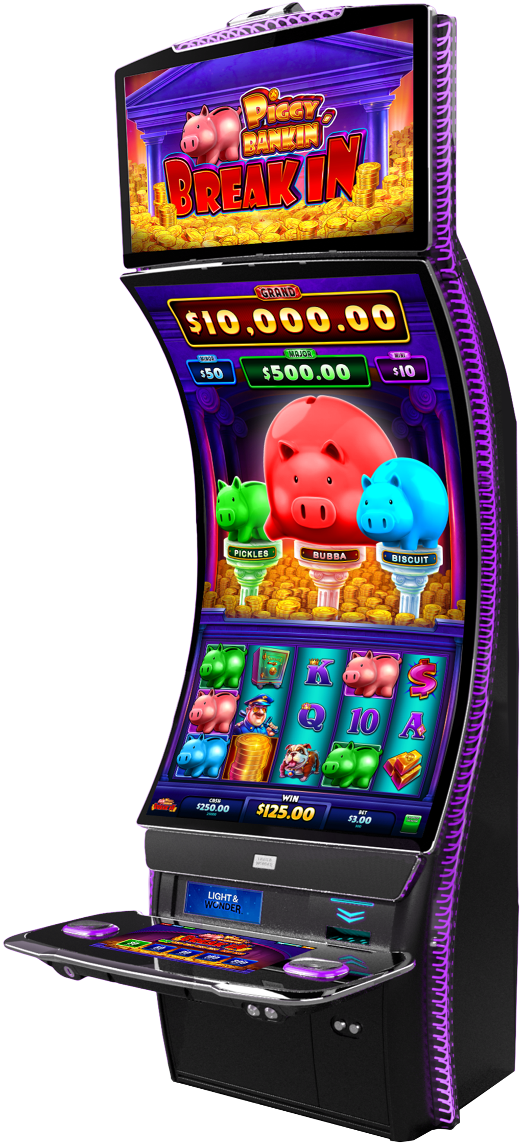 Piggy Bankin Break In Cabinet